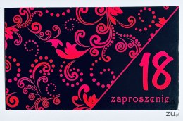 Zaproszenia 10szt ''18-NASTKA''