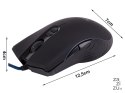 Mysz myszka optyczna przewodowa komputerowa do laptopa pc rgb gamingowa