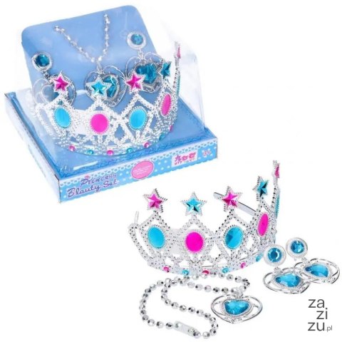 Korona diadem księżniczki z naszyjnikiem A-1558 Korona diadem księżniczki z naszyjnikiem A-1558