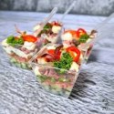 Mini widelczyk do przekąsek fingerfood transparent 10cm 100szt