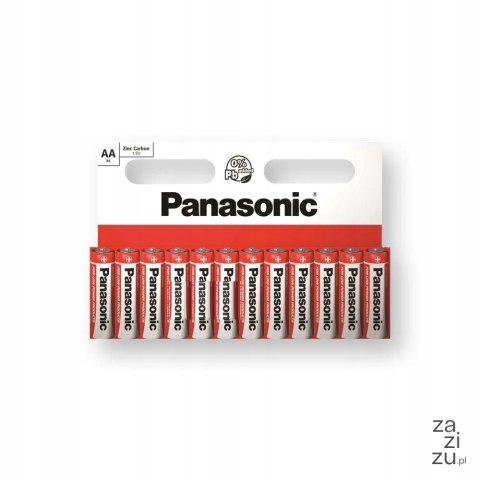 Bateria 12szt. cynkowo-węglowa R6 AA 1,5V PANASONIC