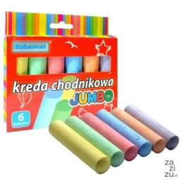 Kreda chodnikowa jumbo 6kol. 12szt. opakowań