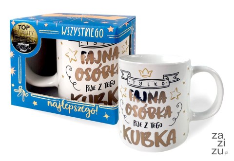 Kubek Premium Fajna osóbka 300ml | Q 911