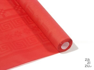 Obrus papierowy w rolce 1,18 x 6m czerwony 20-65
