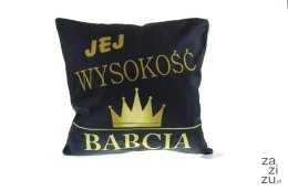 Poszewka 40x40 cm - JEJ WYSOKOŚĆ BABCIA SN49046-55P