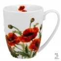 Kubek 360ml. classic w koszyczku CLASSIC POPPIES