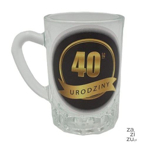 Kufelek mały 50ml - 40 urodziny