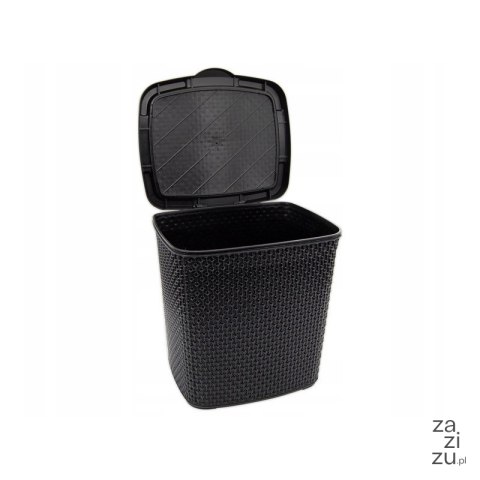 Pojemnik na detergenty czarny PEARL 6l 4241