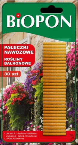 Pałeczki nawozowe 30szt. do roślin balkonowych