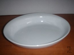 Talerz owal 15x19 biała porcelana YTH001125