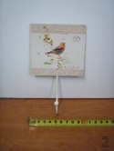 Wieszak metalowy PTAK 17cm | HJ098-BI