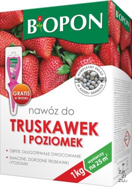 Nawóz do truskawek i poziomek 1kg BIOPON