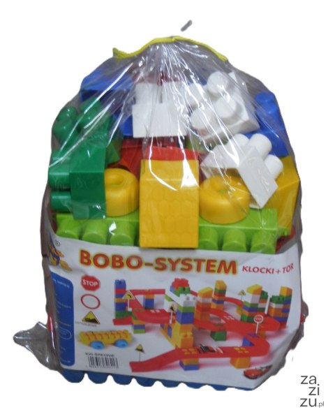 Klocki wielkie Bobo System + tor KW-ŚREDNIE 607