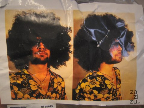 Peruka afro-czarna 57-78 Peruka afro-czarna 57-78