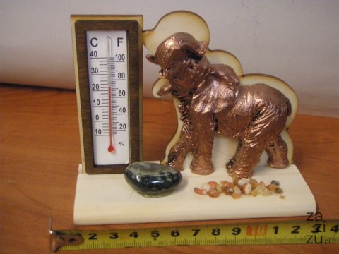 Słonik duży + termometr 11x13 cm NR70 Słonik duży + termometr 11x13 cm NR70