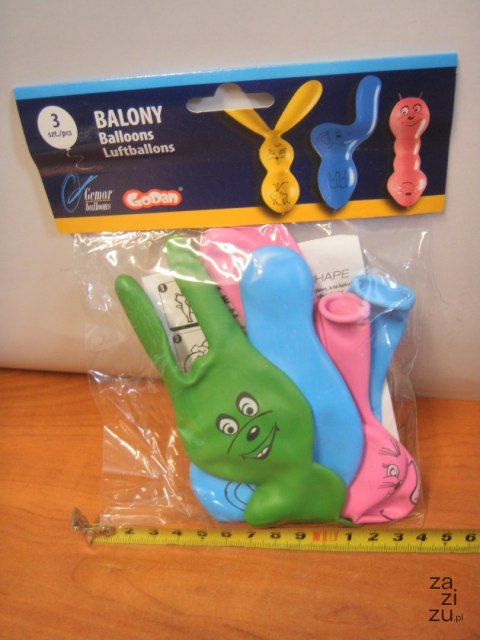 Balony Premium figury 3szt. Balony Premium figury 3szt.