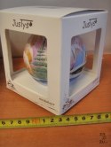 Bombka dekorowana 12cm ornament pejzaż | D01120