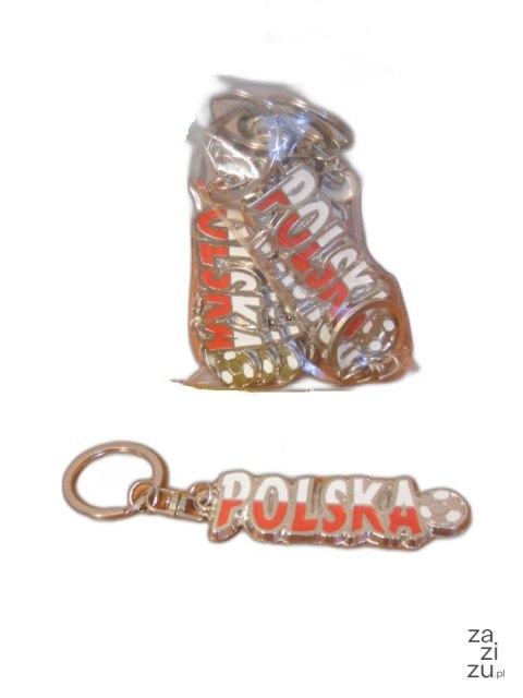 Brelok 10szt. POLSKA biało-czerwony | 6320 Brelok 10szt. POLSKA biało-czerwony | 6320
