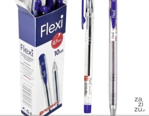 Długopisy 10szt. TADEO FLEXI 0,7mm NIEBIESKIE Długopisy 10szt. TADEO FLEXI 0,7mm NIEBIESKIE