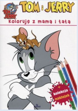 Książeczka kolorowanka TOM I JERRY | 38130