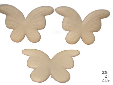 Motyl 3szt. biały styropianowy 20cm | 832998 Motyl 3szt. biały styropianowy 20cm | 832998