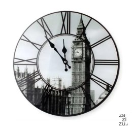 Zegar ścienny szklany 30x4cm BIG BEN