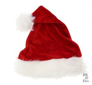 Czapka "Mikołaj" welur roz. S 26x35cm NW-CMIS26 Czapka "Mikołaj" welur roz. S 26x35cm NW-CMIS26