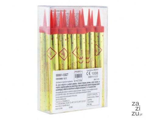 Fontanny tortowe 12cm 12szt. | SFF0900