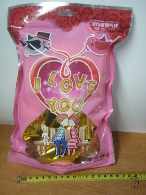 I LOVE YOU NAPIS BALONOWY - SN30643 I LOVE YOU NAPIS BALONOWY - SN30643