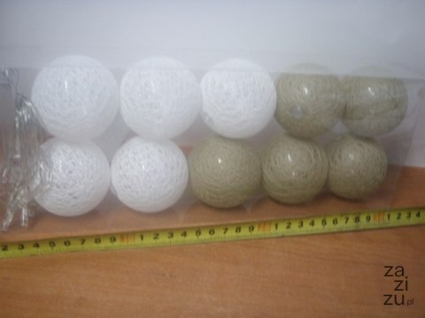 Lampki na baterie 10szt. COTTON BALLS | 475332 Lampki na baterie 10szt. COTTON BALLS | 475332