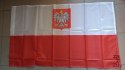 Flaga z godłem POLSKA 112x70