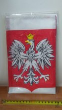 Flaga z godłem POLSKA 112x70