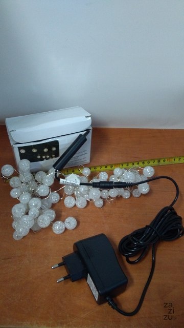 Lampki na druciku 80led KULKI św. zimne Lampki na druciku 80led KULKI św. zimne
