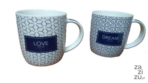 Kubek ceramiczny 360 ml LOVE / DREAM