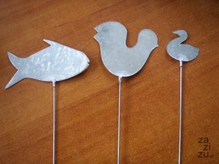 Ozdoba metalowa na piku 40 cm Ozdoba metalowa na piku 40 cm