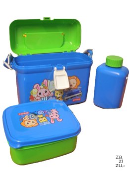 Zestaw piknikowy lunch box dziecięcy + bidon