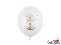 Balony 6szt 27cm KOMUNIA ŚWIĘTA IHS SB12P-109Z