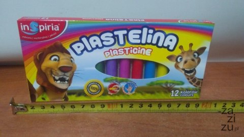 Plastelina 12kol. INSPIRIA Plastelina 12kol. INSPIRIA