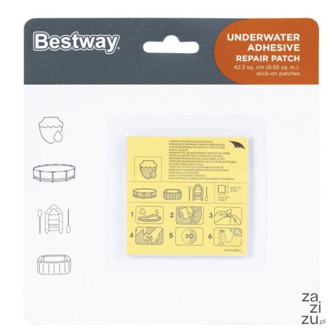 Zestaw naprawczy łatki wodoodporne Bestway | 62091