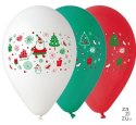 Balony premium "Mikołaj 12" 5szt. GB/PG24