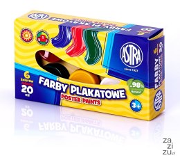 Farby 20ml plakatowe 6szt. ASTRA | 0058