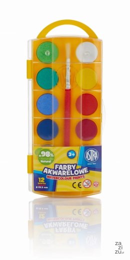 Farby akwarelowe 12szt ASTRA 0212