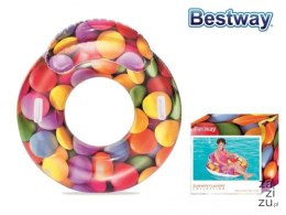 Koło do pływania z oparciem 1,18cm BESTWAY 43186