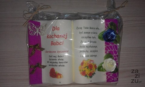 Książka wypukła A5 dla babci Książka wypukła A5 dla babci