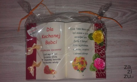 Książka wypukła A5 dla babci Książka wypukła A5 dla babci