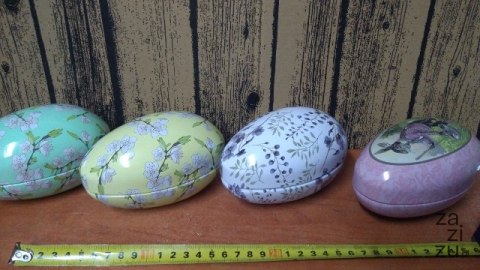 Puszka pudełko 12,5cm JAJKO | SN45773 Puszka pudełko 12,5cm JAJKO | SN45773