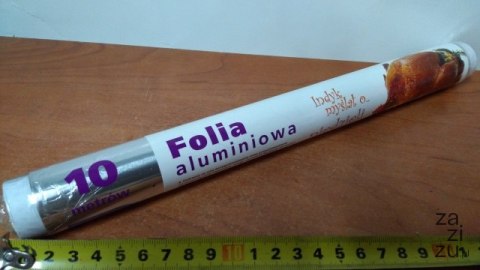 Folia aluminiowa 10m