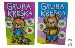 Kolorowanka GRUBA KRESKA