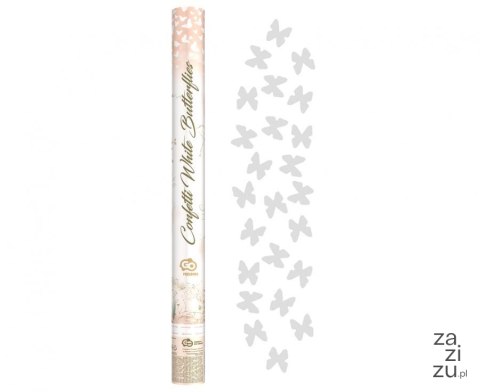 Konfetti 60cm BIAŁE MOTYLKI KPBM060 Konfetti 60cm BIAŁE MOTYLKI KPBM060