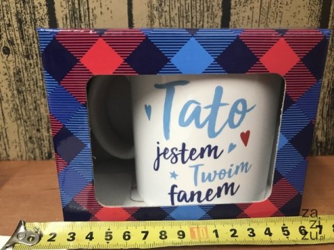 Kubek 750ml. TATO JESTEM TWOIM FANEM Kubek 750ml. TATO JESTEM TWOIM FANEM